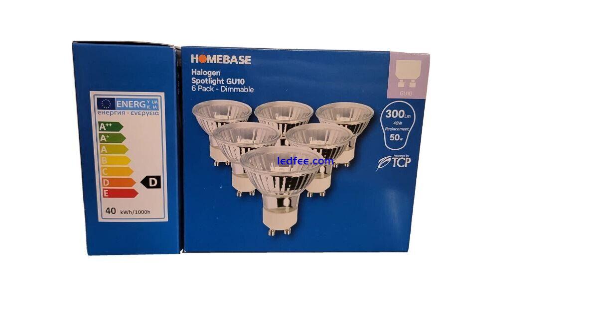 GU10 Bulbs 50W Watt Halogen Spotlight Light Bulbs Dimmable x24 1 