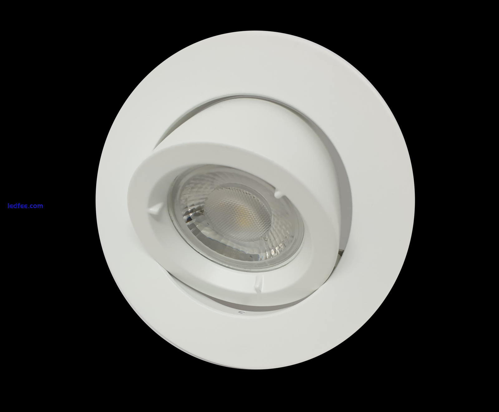 Recessed LED Ceiling Light Large GU10 Spotlight Scoop Tilt Directional Downlight 1 