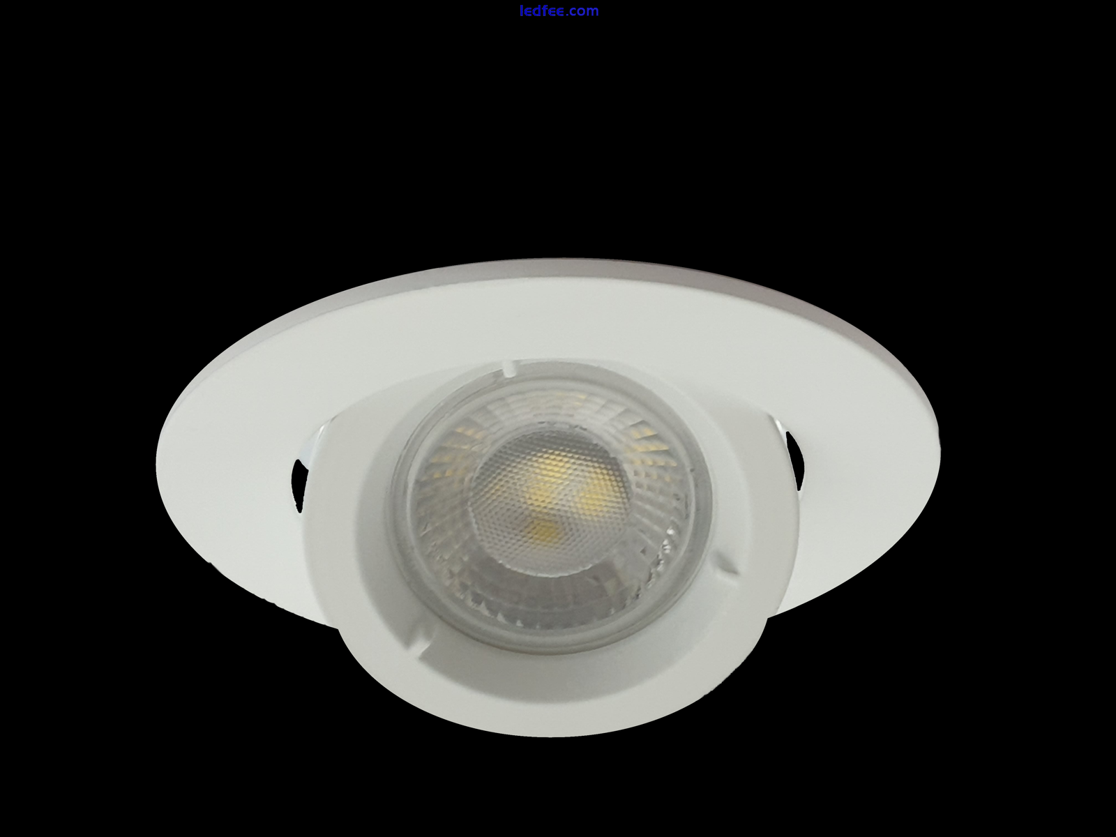 Recessed LED Ceiling Light Large GU10 Spotlight Scoop Tilt Directional Downlight 0 