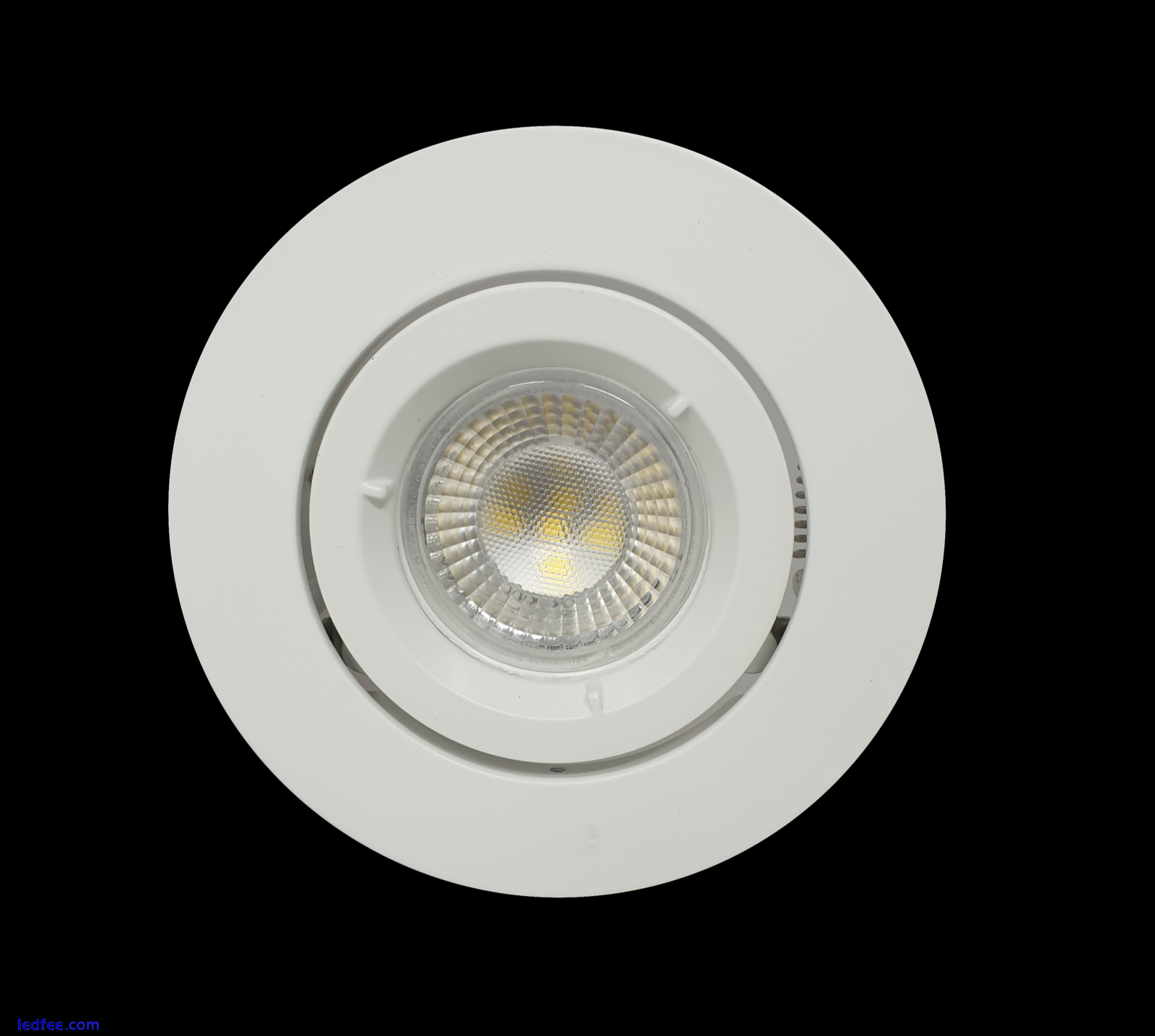 Recessed LED Ceiling Light Large GU10 Spotlight Scoop Tilt Directional Downlight 4 