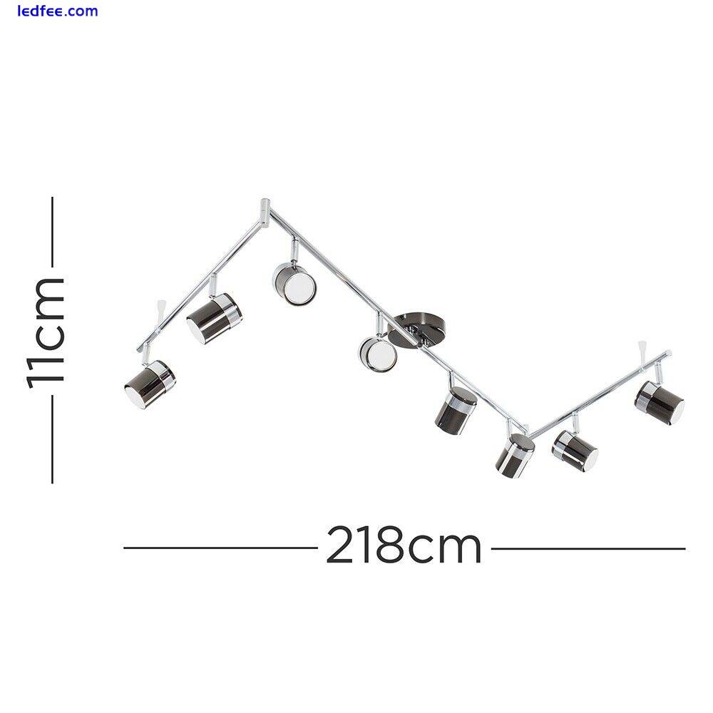 Adjustable Flexi Z 8 Way Ceiling Spotlight Light Fitting LED GU10 Spot Lamp 3 