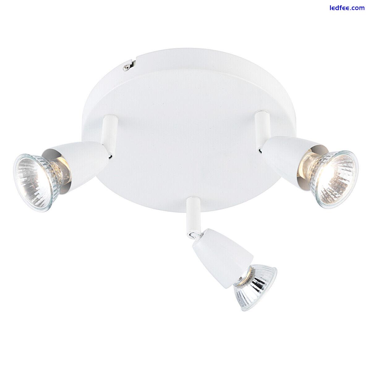 Saxby Amalfi Triple Head GU10 Spotlight Swivel Ceiling Mounted Dimmable Light 2 