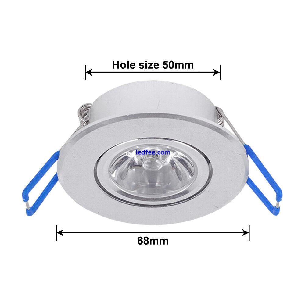 3W RGB Dimmable LED Downlight Colour Changing Recessed Spotlight Ceiling Light 1 