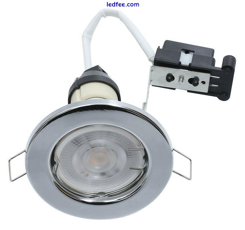 1 X GU10 MAINS 240 VOLT HALOGEN LED RECESSED DOWNLIGHT SPOTLIGHT DOWNLIGHTER 1 