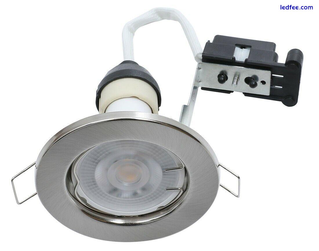 1 X GU10 MAINS 240 VOLT HALOGEN LED RECESSED DOWNLIGHT SPOTLIGHT DOWNLIGHTER 0 