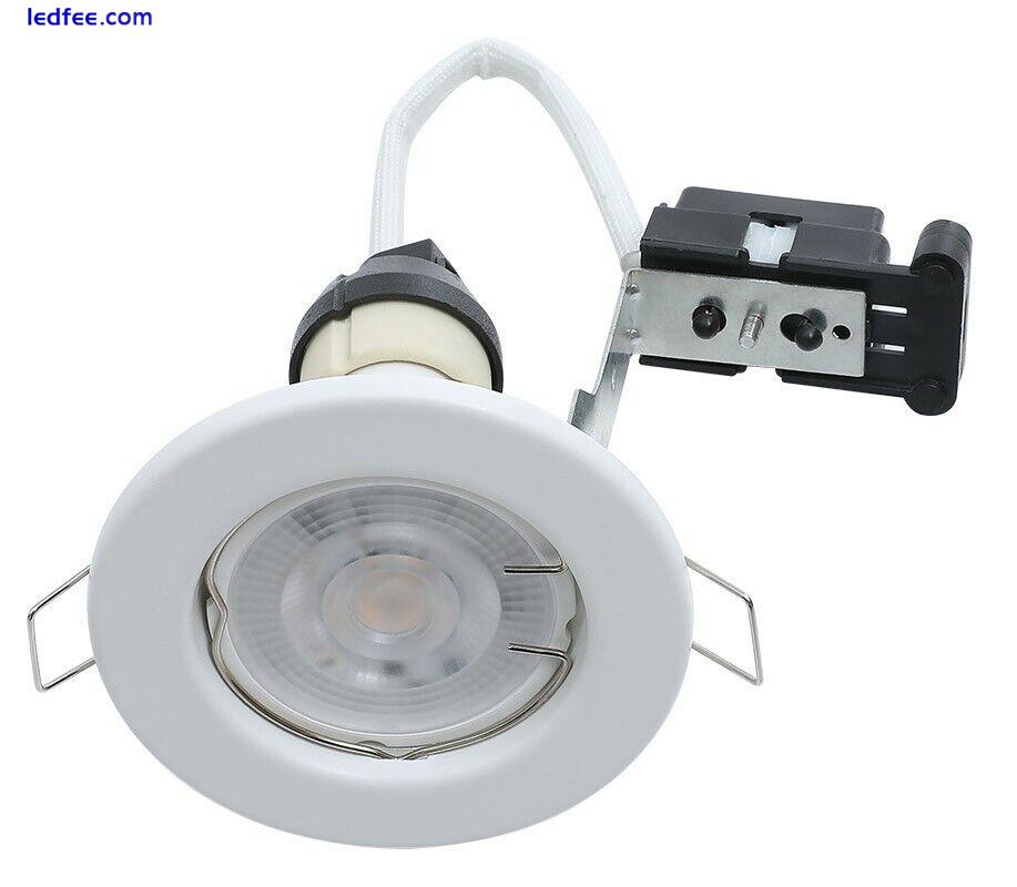 1 X GU10 MAINS 240 VOLT HALOGEN LED RECESSED DOWNLIGHT SPOTLIGHT DOWNLIGHTER 2 