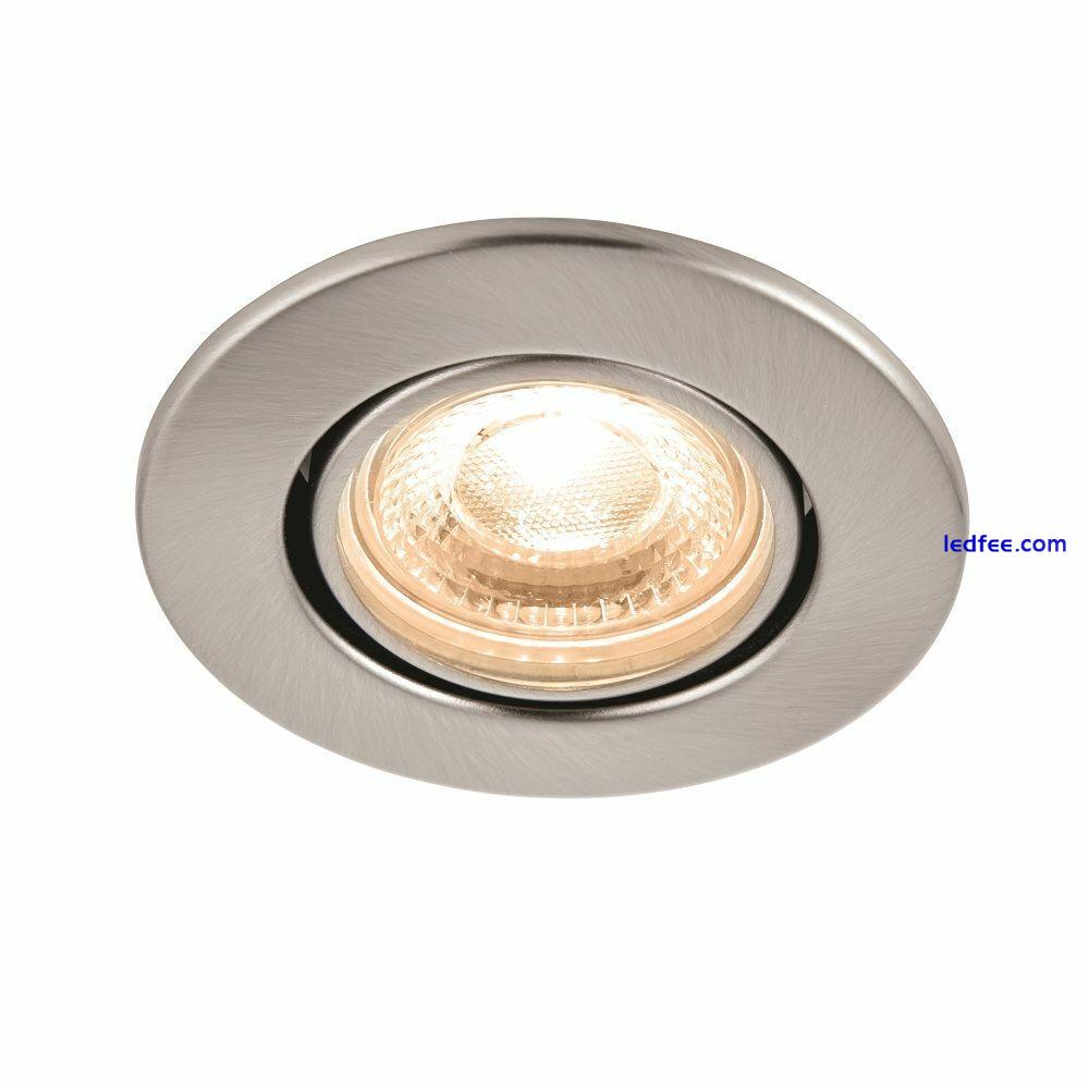 Recessed LED Ceiling Spotlight Fire Rated Dimmable Downlights IP65 Rated - 240V 4 