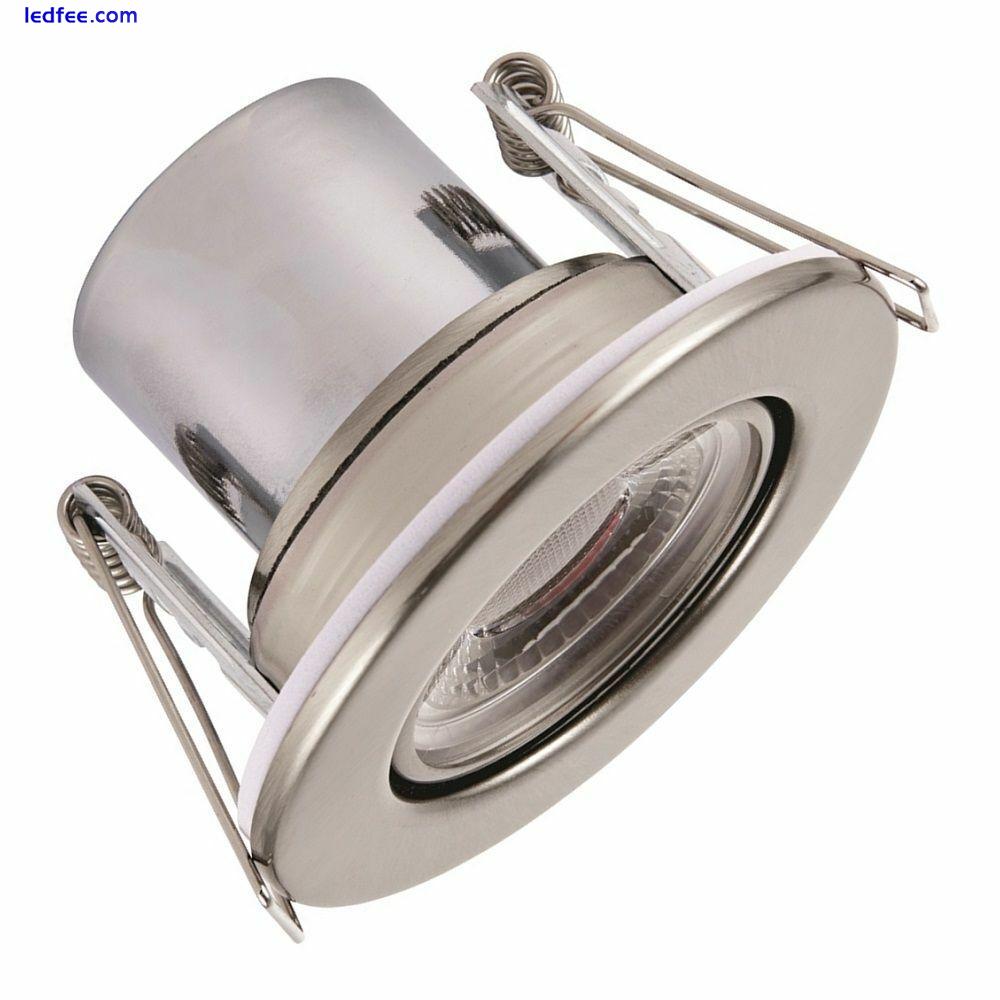 Recessed LED Ceiling Spotlight Fire Rated Dimmable Downlights IP65 Rated - 240V 1 