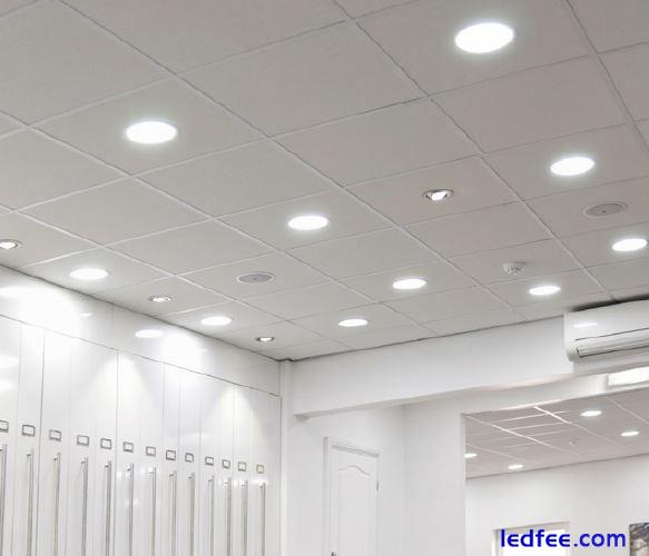  Modern LED 10w 15w 20w 30w Round White Ceiling Downlight Spotlights IP54 5 