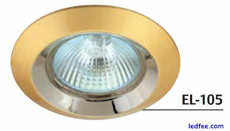 Rasmi LED GU10 Die-Cast Mains Recessed Downlight Spotlight tilt/fixed 3 