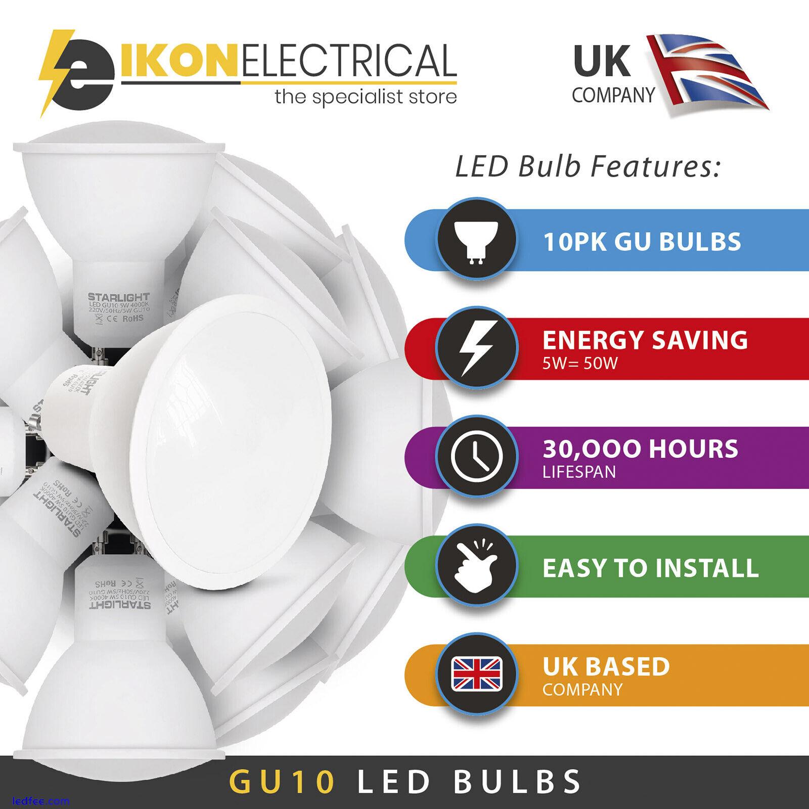 GU10 LED Light Bulb 5/10/20 5W SMD Energy Saving  Spotlight Lamp Warm Cool White 5 