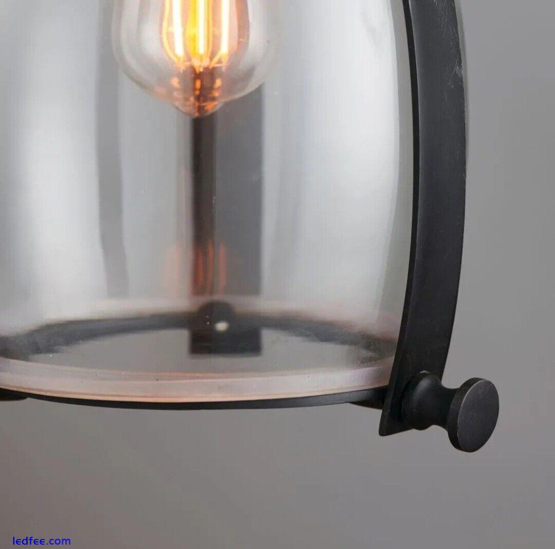 Modern Vintage Industrial Retro Bronze Glass Ceiling Lamp Shade Pendant Light 0 