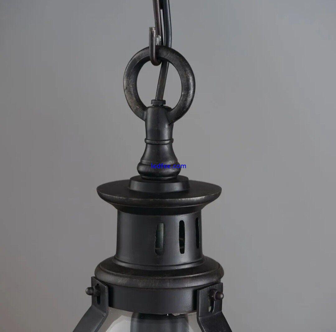Modern Vintage Industrial Retro Bronze Glass Ceiling Lamp Shade Pendant Light 1 