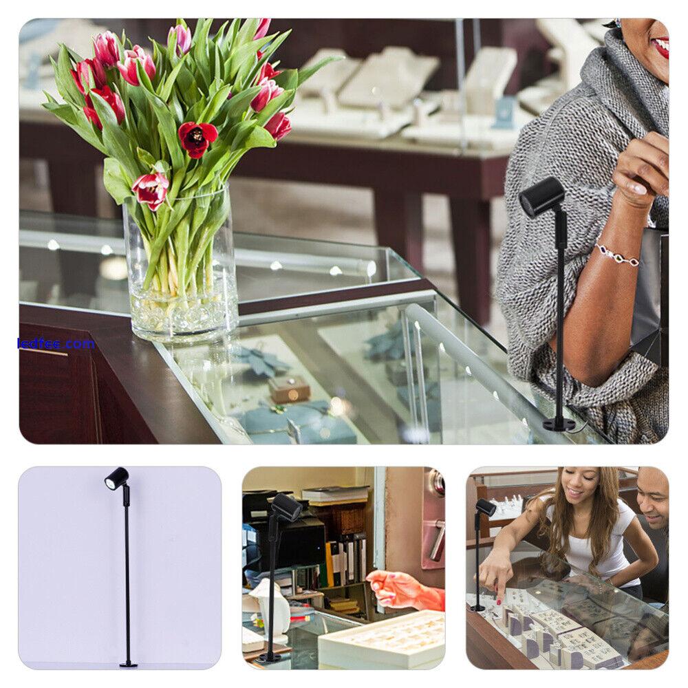 Small Spotlight LED Showcase Jewelry Counter Pole Mini Cabinet Puck Lights Car 5 
