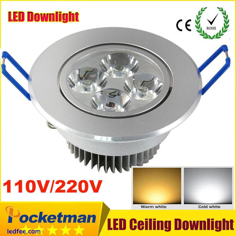 9w/12w/15w Recessed LED Ceiling Lamp Downlight Spotlight Home Lighting AC85-265V 0 