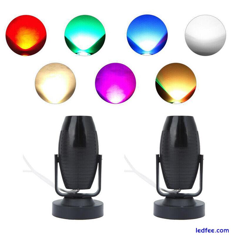 1Pc RGB LED Stage Spotlight 360 Degree Party Wedding Atmosphere Spot Beam Lam Sp 0 