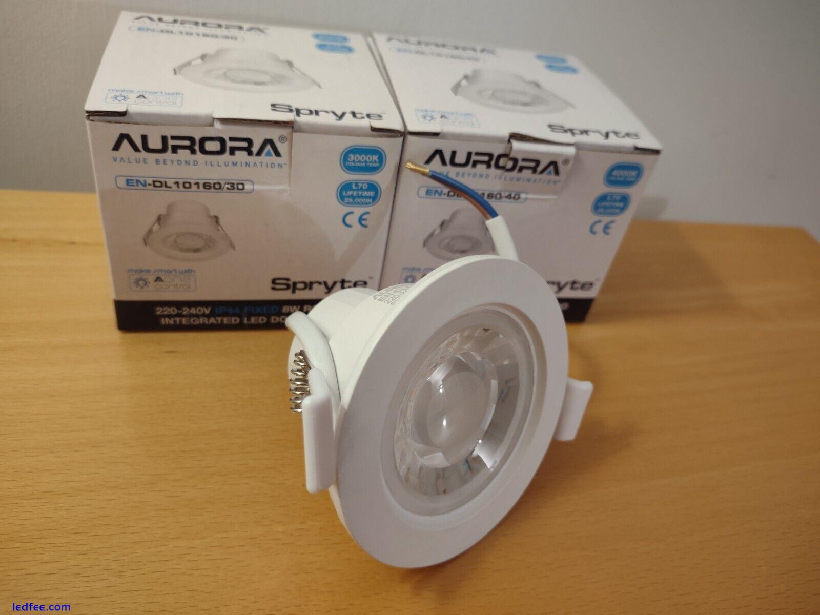 20x Pack 8W LED Downlight Cool White 4000 Aurora Enlite Spryte 240v Ceiling Spot 0 