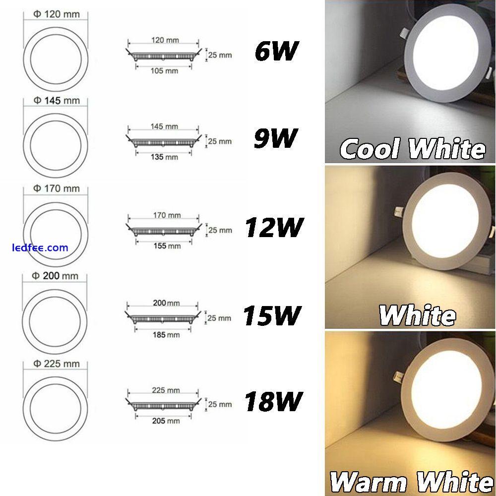 Home Bulb Round Recessed Lamp LED Spotlight Panel Downlight Ceiling Light 0 