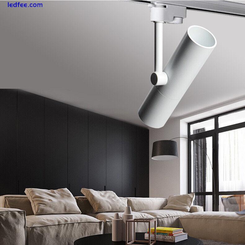 LED COB Ceiling Lamp Track Rail Picture Spotlight Adjustable Light Fixture Club 0 