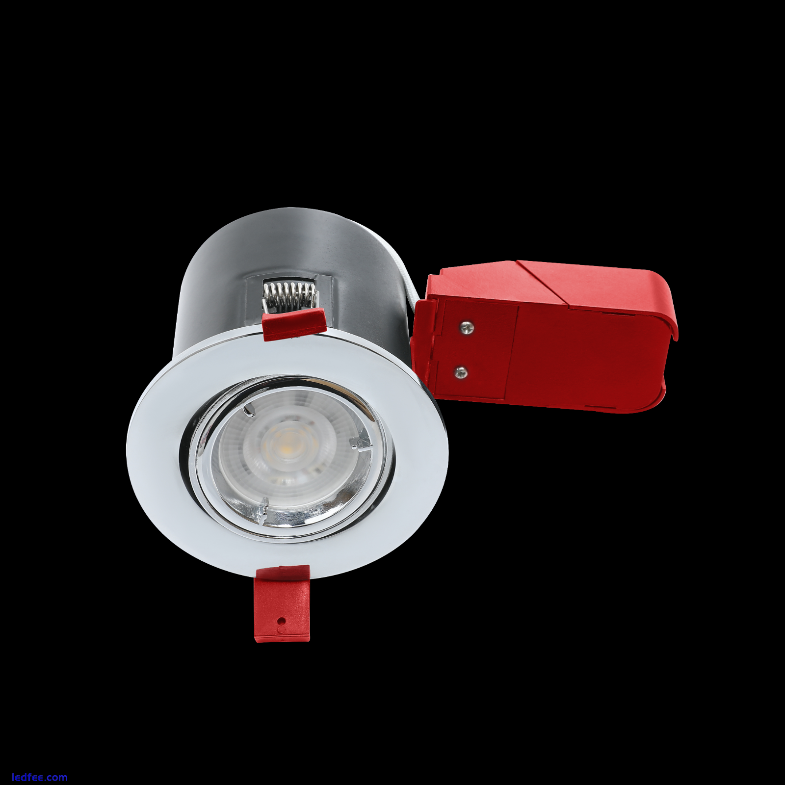 Fire Rated Twist & Lock Downlights Tilt GU10 240V Mains Resessed Spotlights 0 