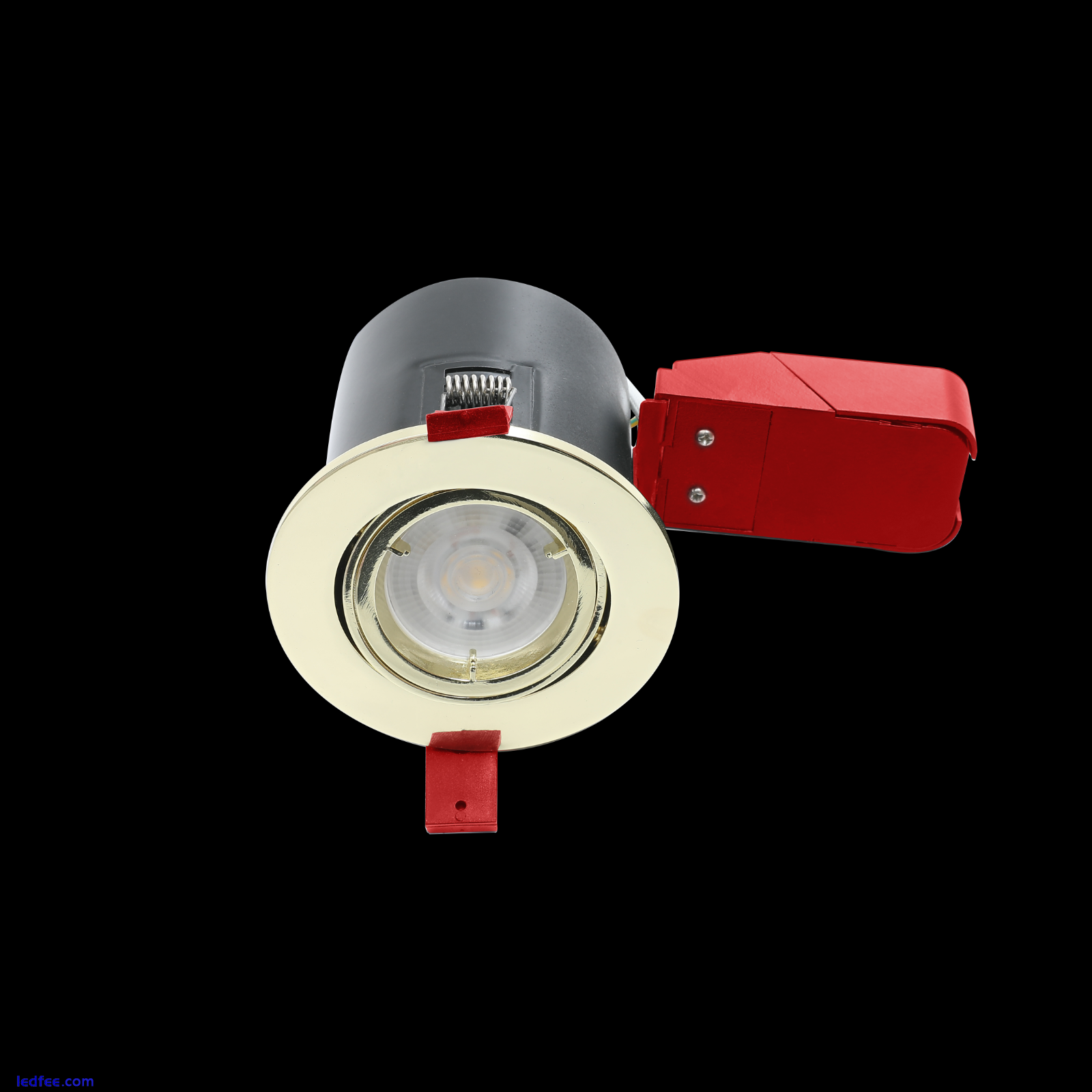 Fire Rated Twist & Lock Downlights Tilt GU10 240V Mains Resessed Spotlights 3 