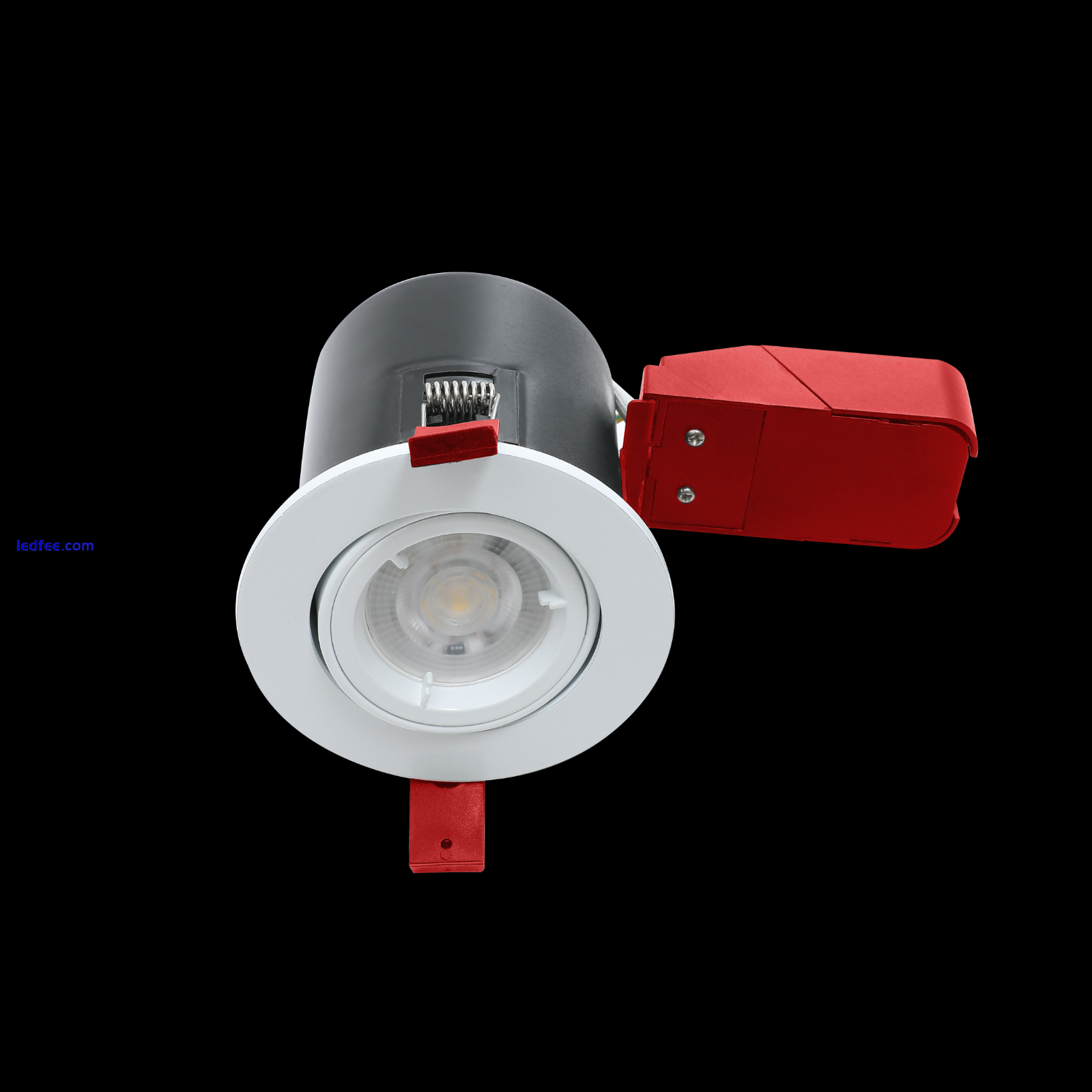 Fire Rated Twist & Lock Downlights Tilt GU10 240V Mains Resessed Spotlights 2 