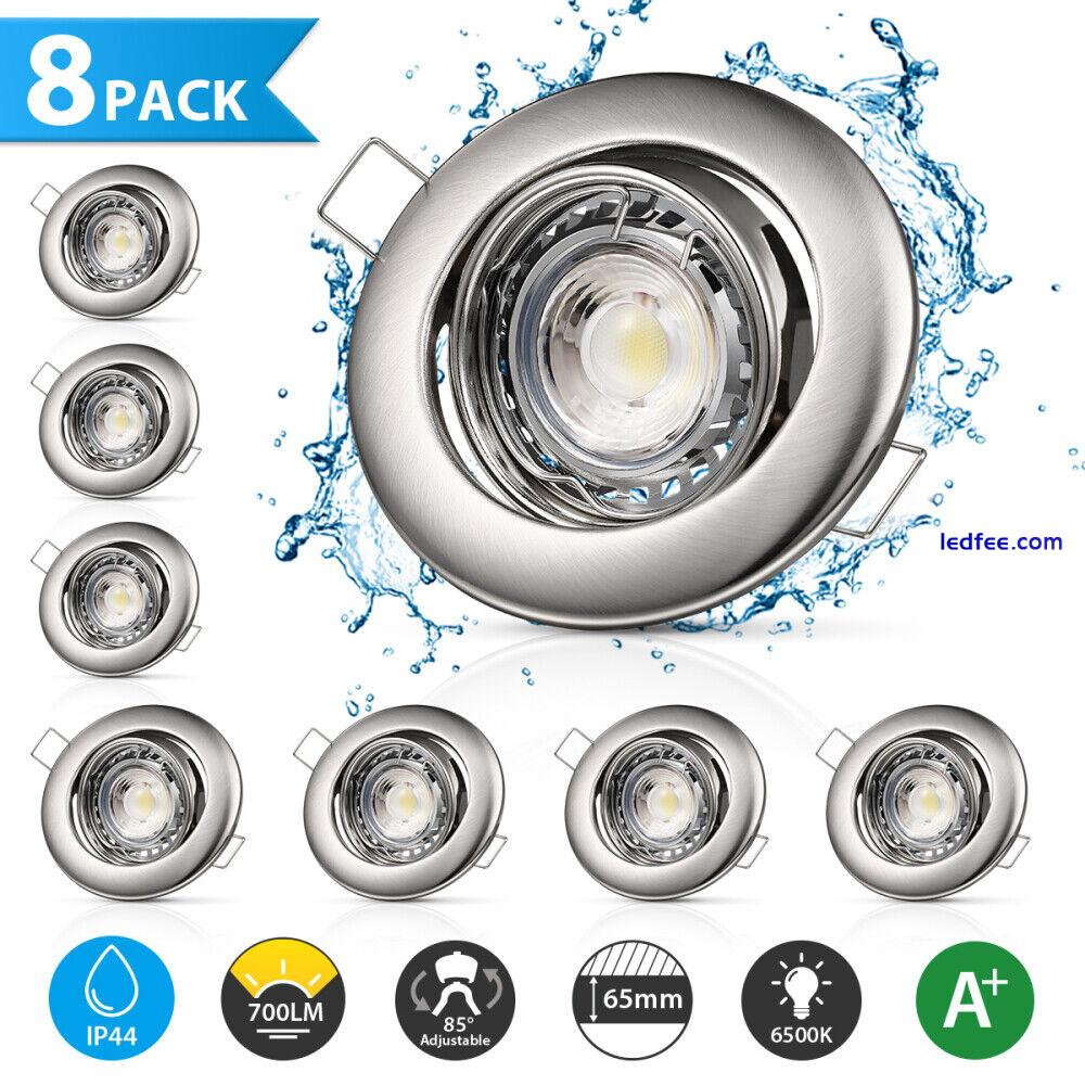  YUNLIGHTS 8pcs LED Recessed Downlight Dimmable 7W Ceiling Light 700LM Spotlight 4 