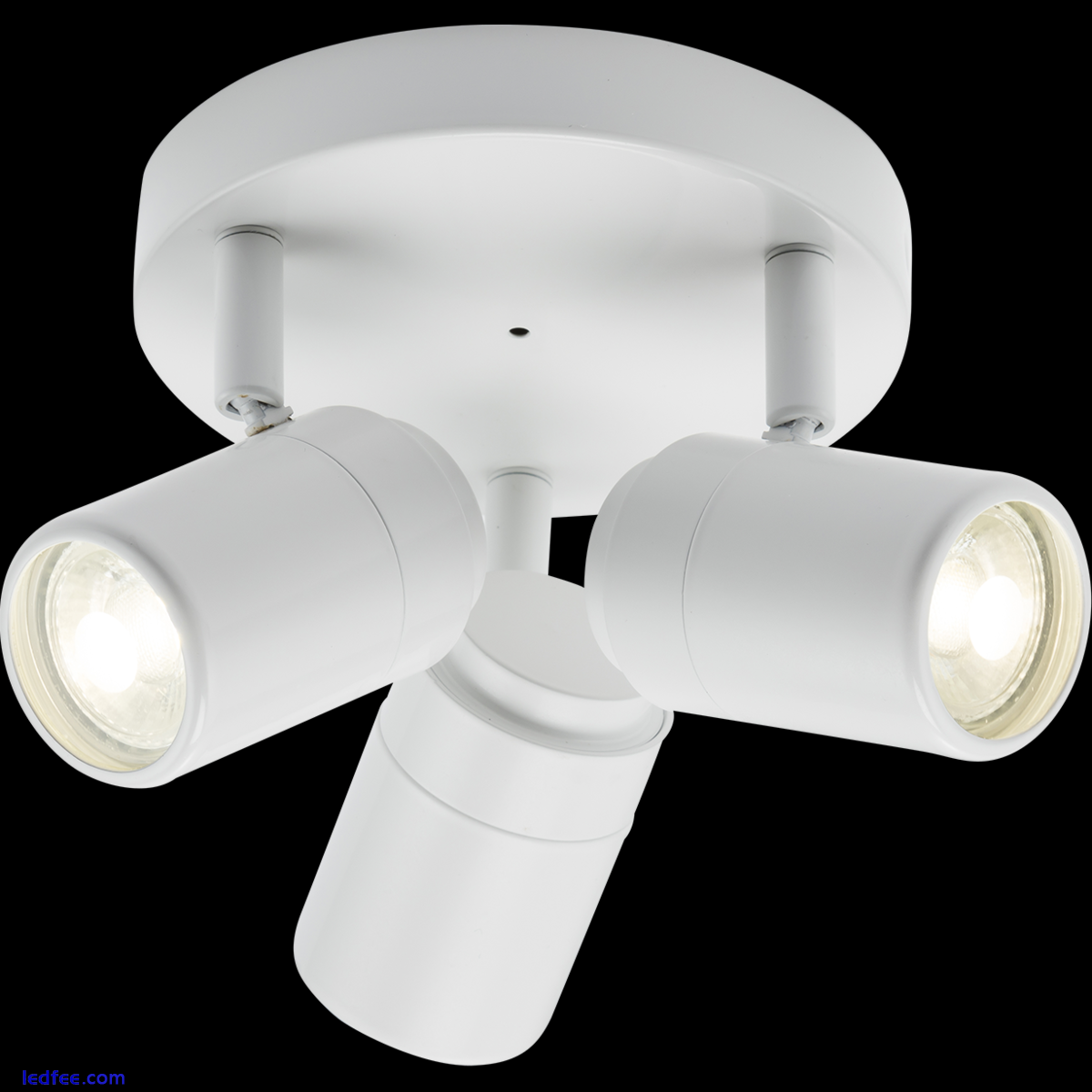 Modern Bathroom Triple Spot Light Fitting 3 x 20W GU10 Knightsbridge 3 