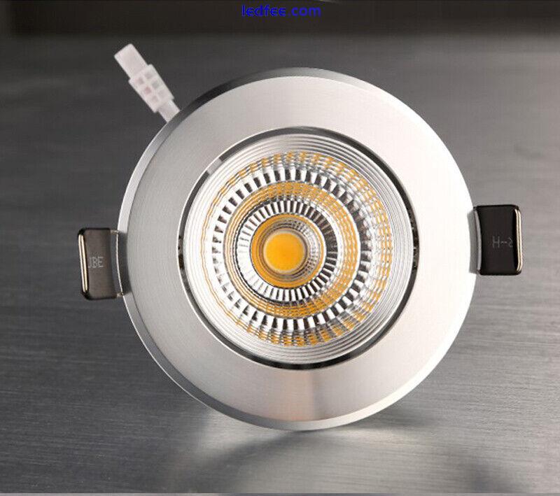LED Recessed Downlight Dimmable COB Ceiling Light Lamp Spotlight 5/7/9/12/15/20W 4 