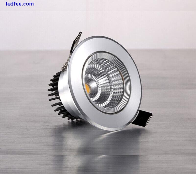 LED Recessed Downlight Dimmable COB Ceiling Light Lamp Spotlight 5/7/9/12/15/20W 5 