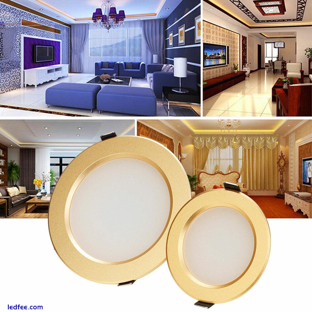 LED Recessed Downlight Ceiling Lights Matte Light Guide Plate 3W 5W 7W 9W 12W 5 