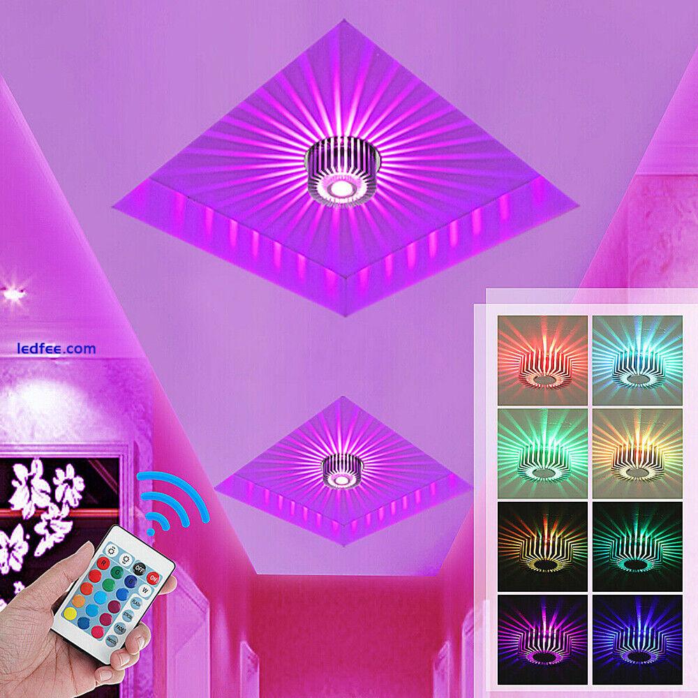 LED RGB Ceiling Light Panel Down Lights Living Room Bedroom Kitchen Wall Lamp  0 