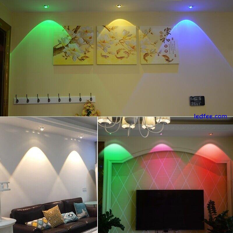 9W Ceiling downlight LED Spotlight Lamp Colorful Home Indoor Light AC85V-265V 3 