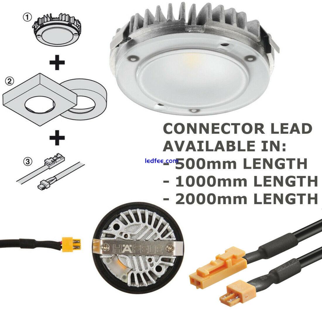 Hafele Loox LED 2026 Stylish Downlight 12V, Ø65mm, Light + Bezel + Lead, IP20 A+ 0 