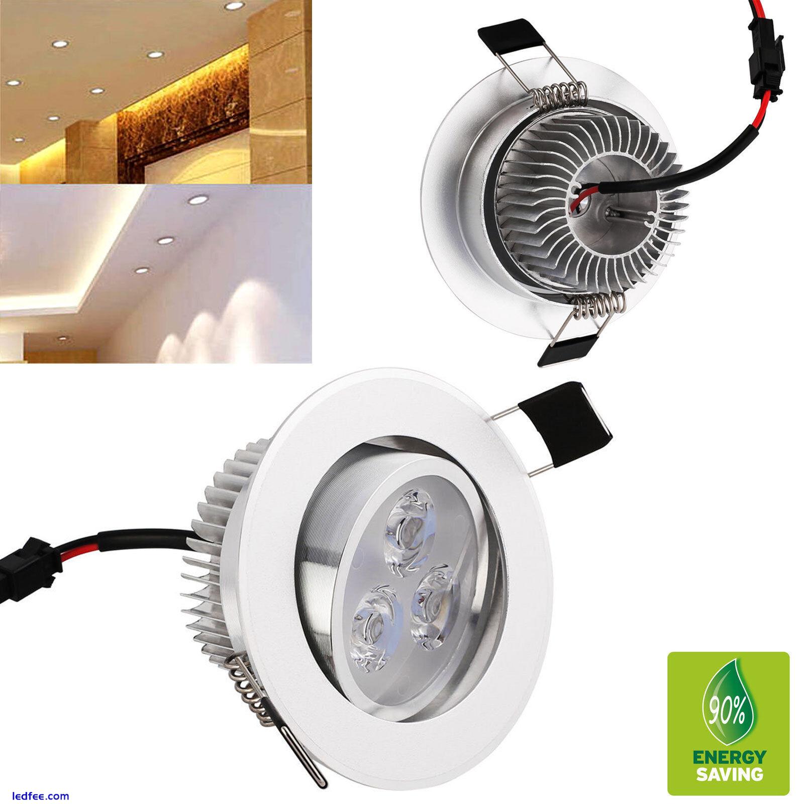 10X AU 6W High Power Dimmable LED Downlight Recessed Ceiling Light Lamps +Driver 3 