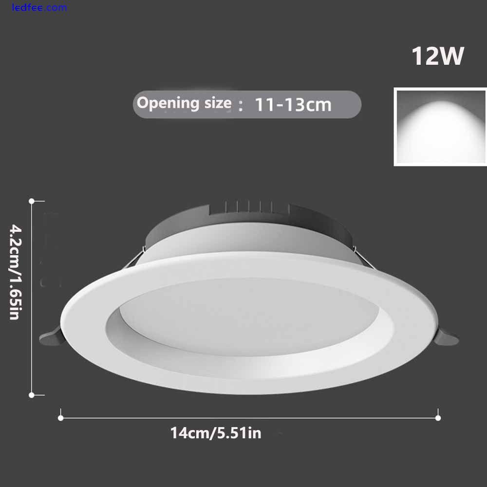 Recessed LED Downlight Round Ceiling Lamp Small Down Lights  Home 2 