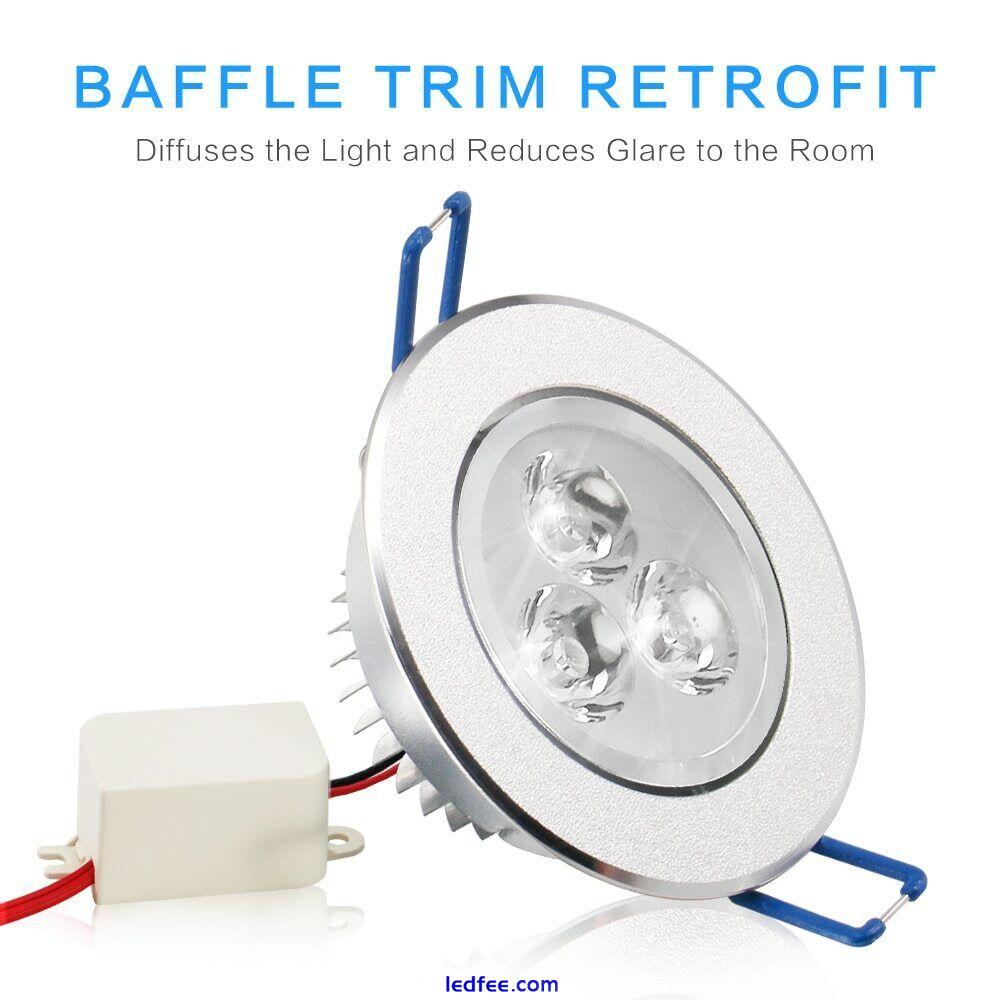 Modern LED Adjustable Tilt Angle Downlights Recessed Round Ceiling Spotlights 2 