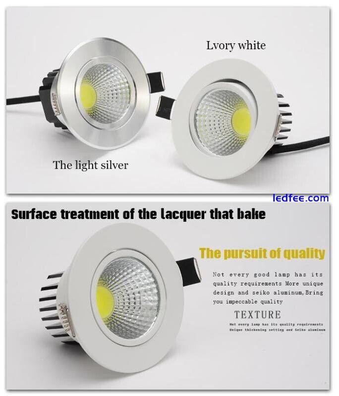 1/6pcs LED Downlight 3W Recessed Round LED Ceiling Lamp AC 220V-240V 4 