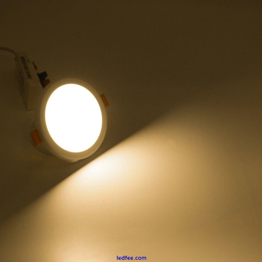 Hanging Ultra Thin LED Lamp Circular Panel Light Downlight Ceiling Light 3 