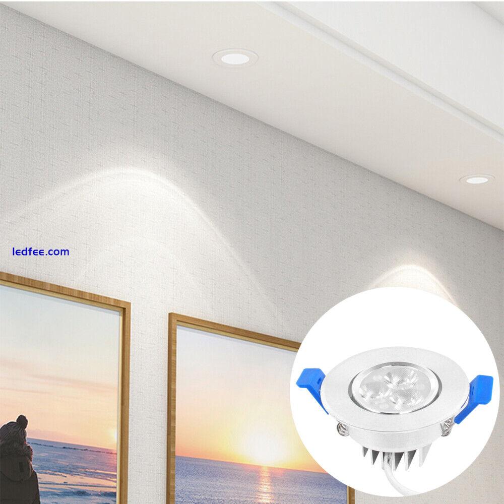  3W 3 LED Recessed Ceiling Downlight Spot Lamp Bulb Light for Counter Showcase 0 