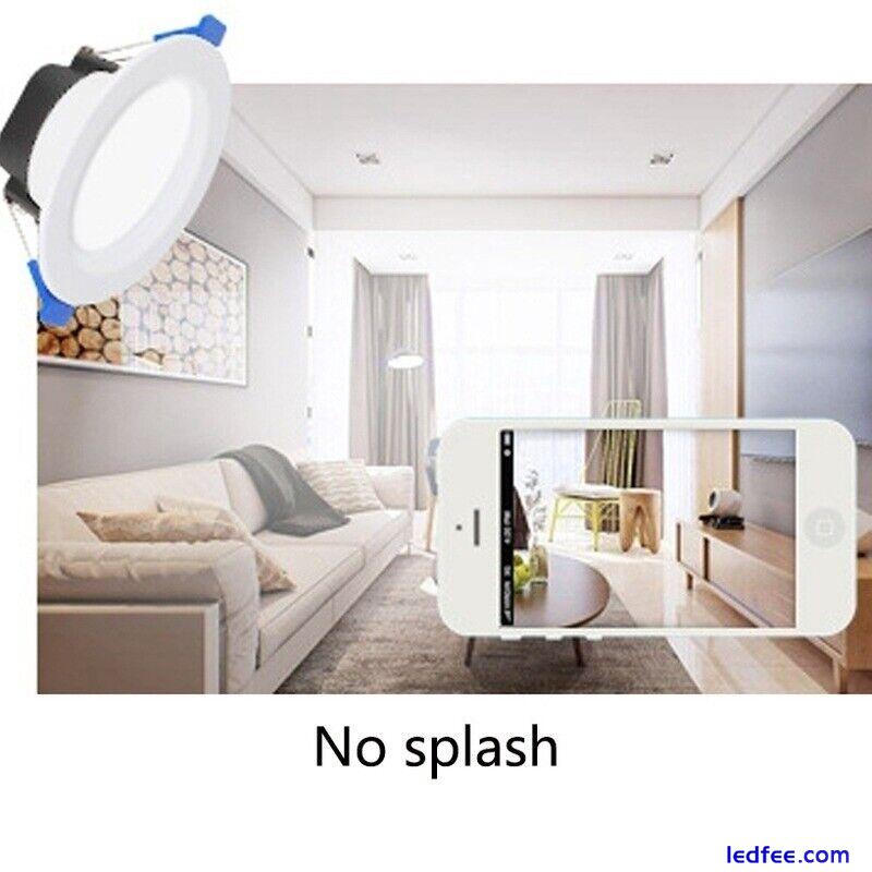 6/10/20Pcs Dimmable LED Downlight Ceiling Light Spotlight with 3 Light Colors 4 
