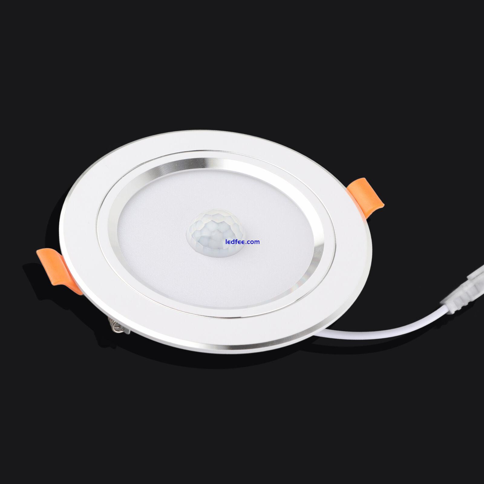 (Cold White) Infrared Motion Sensor LED Downlight With Junction Box 9W 1 