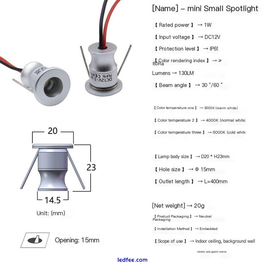 Super Bright Driver Mini Spotlight Lamp Mounted LED Downlight Ceiling Light 2 