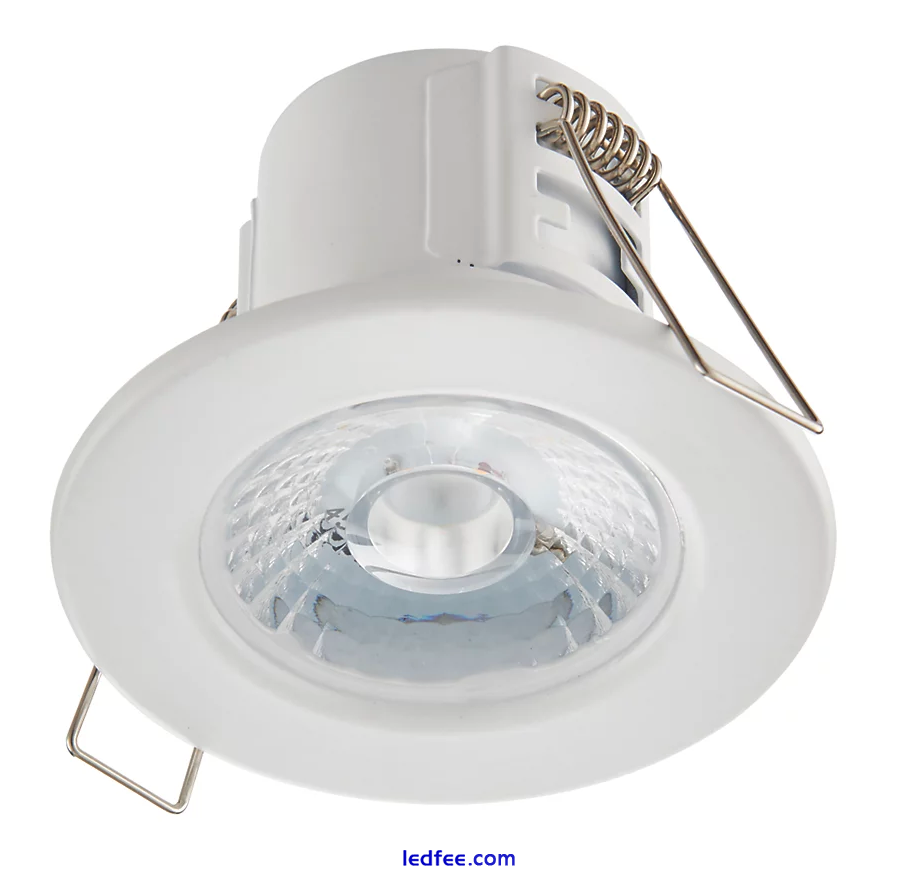 6 PACK LAP COSMOSECO FIXED FIRE RATED LED DOWNLIGHT 5.8W 450LM - COOL WHITE 1 