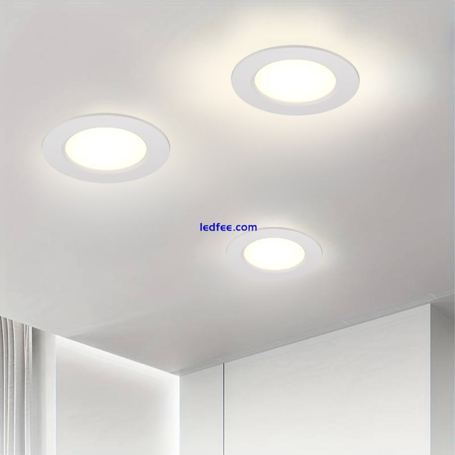 Meridian LED Slim Downlight Panel Light LED Slim 12W Nature White 170mm IP20 0 