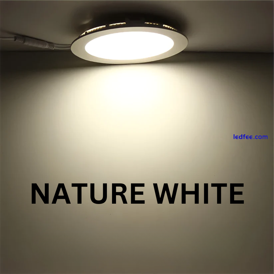 Meridian LED Slim Downlight Panel Light LED Slim 12W Nature White 170mm IP20 2 