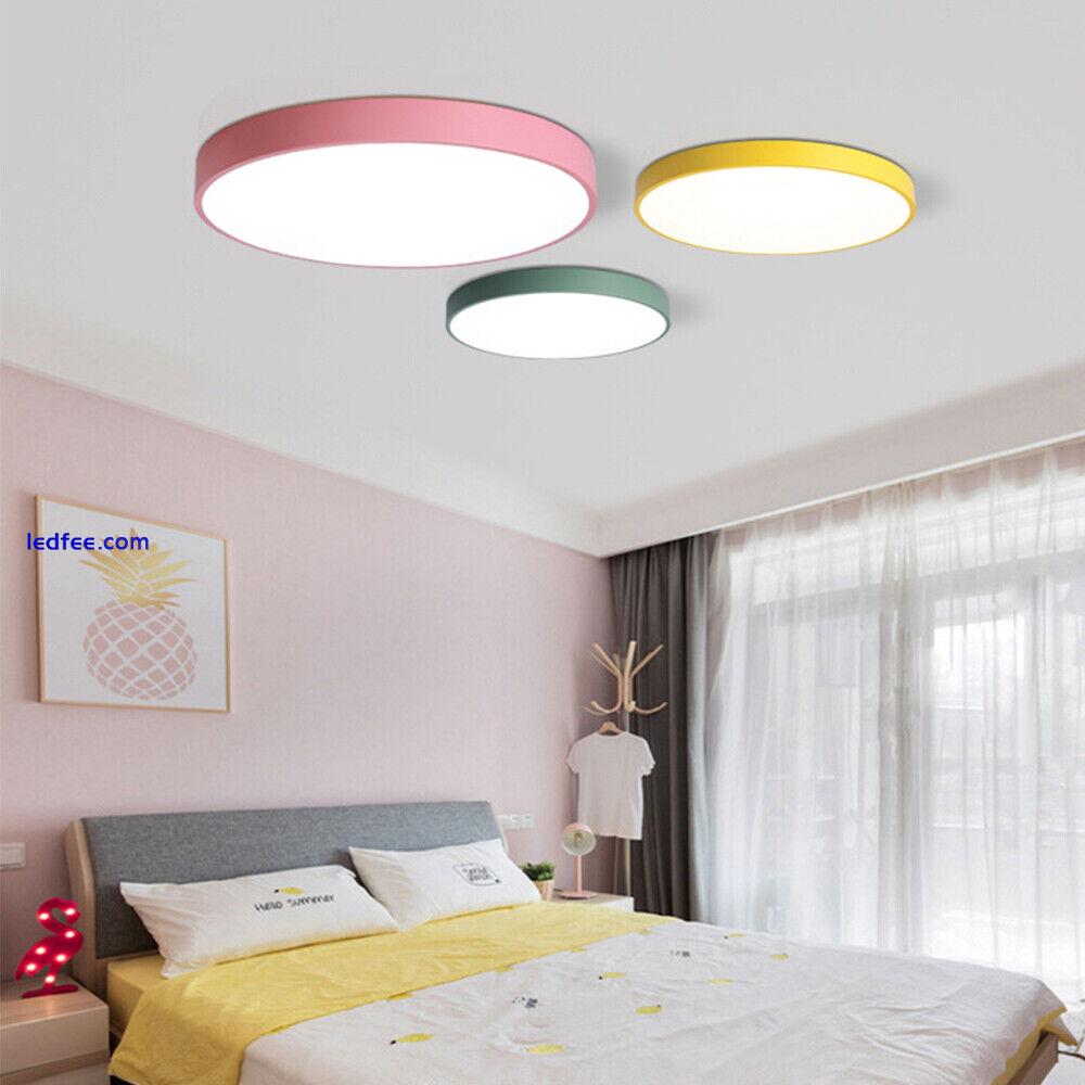 Led Ceiling Light Round Panel Down Lights Bathroom Kitchen Living Room Wall Lamp 1 