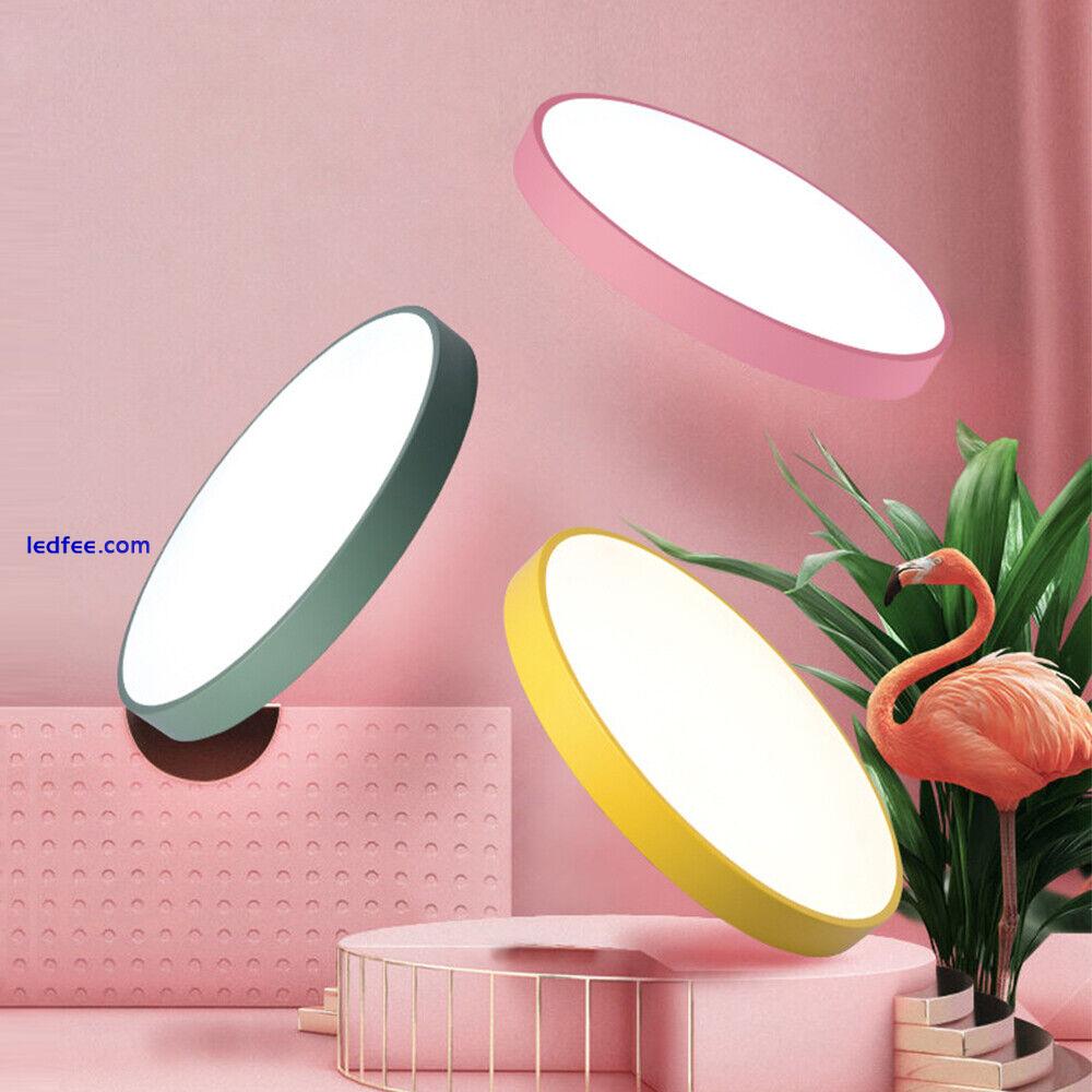 Led Ceiling Light Round Panel Down Lights Bathroom Kitchen Living Room Wall Lamp 2 