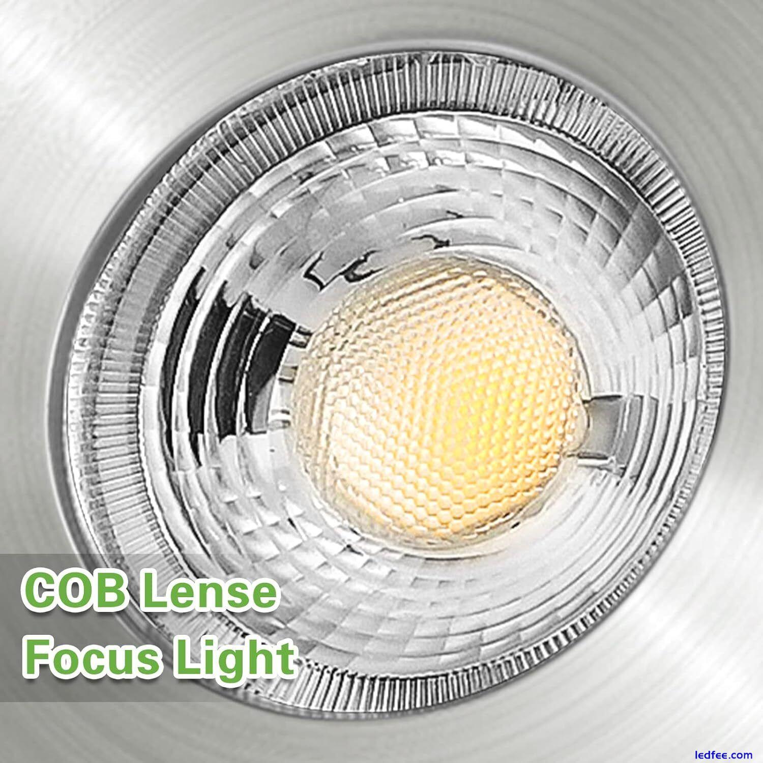 Kimjo LED Recessed Ceiling Light, LED Downlights Ceiling 6W Cool White 6000K, 10 1 