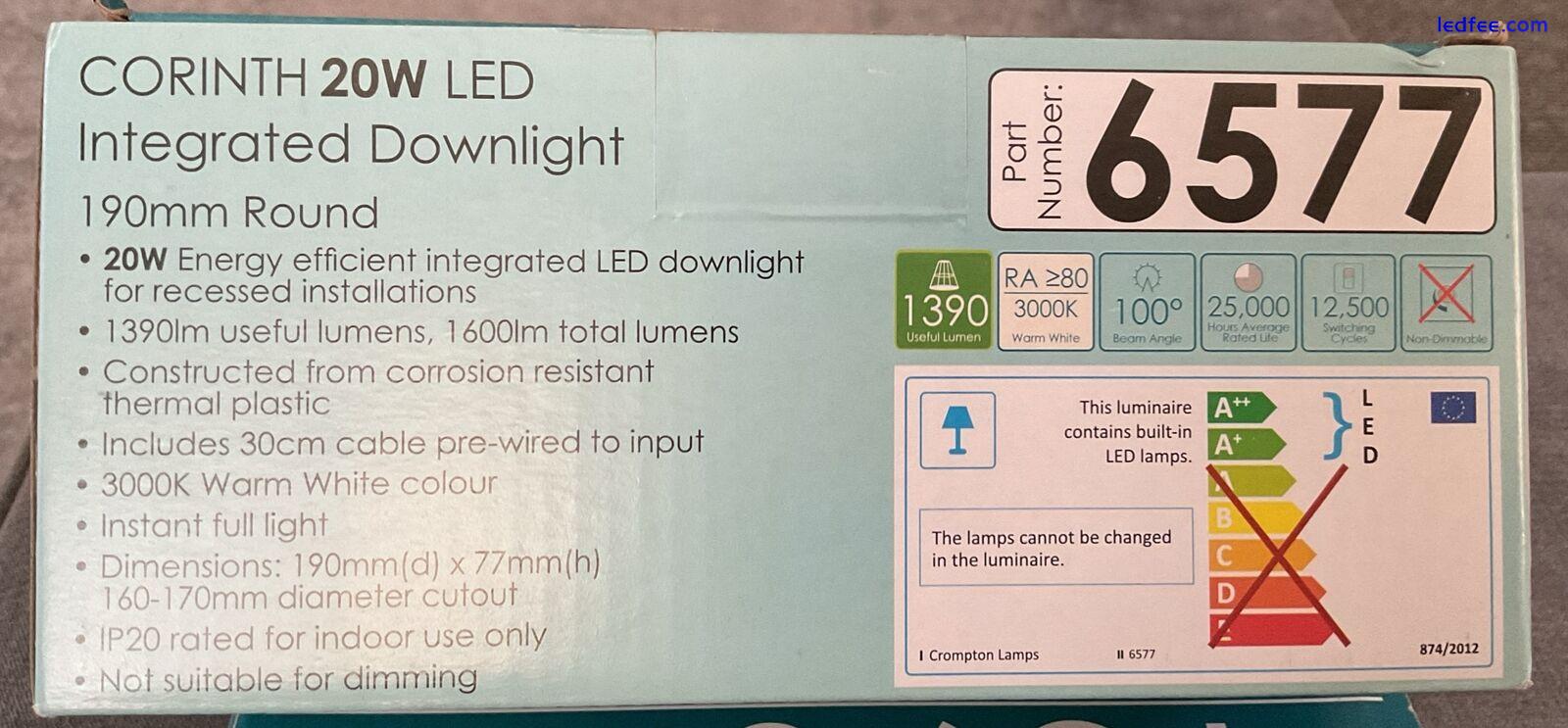 led downlight 20w Warm White 2 